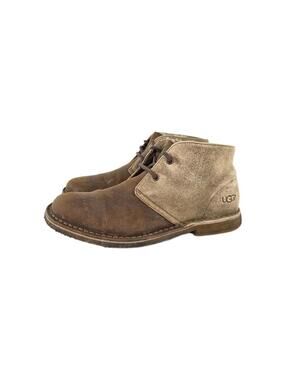 UGG Leighton Bomber Chukka Boot US 9 Desert Brown Distressed Suede Ankle Boots